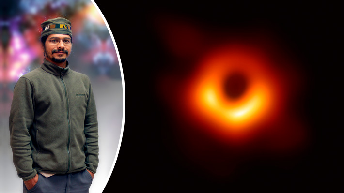 Científico que ayudó a captar la imagen del agujero negro desde Chile no creyó cuando la vio: "Pensé que se trataba de un chiste"