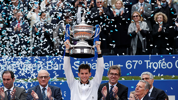 Thiem consigue su segundo título desde que trabaja con Massú: Ganó el ATP de Barcelona