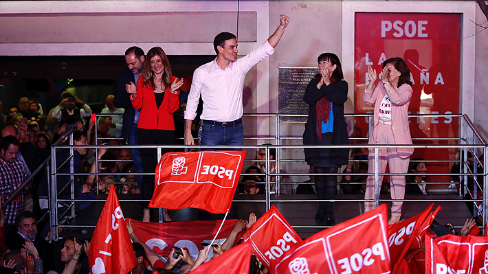 Pedro Sánchez tras su triunfo en las elecciones de España: "Ha ganado el futuro y perdido el pasado"