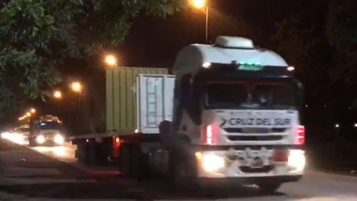 Intenso operativo policial por camiones que ingresaron desde Argentina con 100 toneladas de mercurio