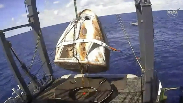 Space X confirma destrucción de cápsula para tripulaciones que había logrado acoplarse a la Estación Espacial