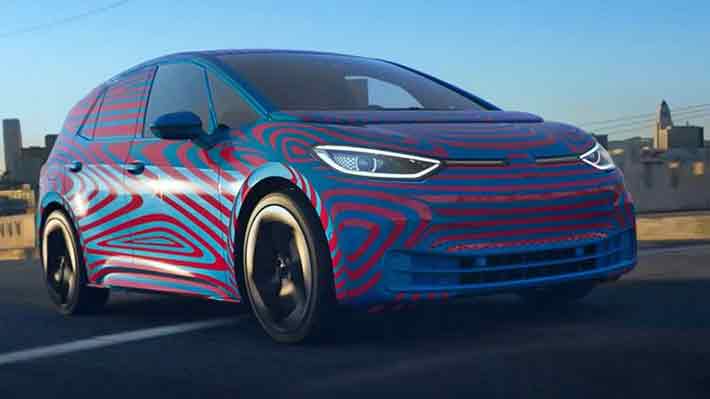 Revelan imágenes del nuevo auto 100% eléctrico de Volkswagen