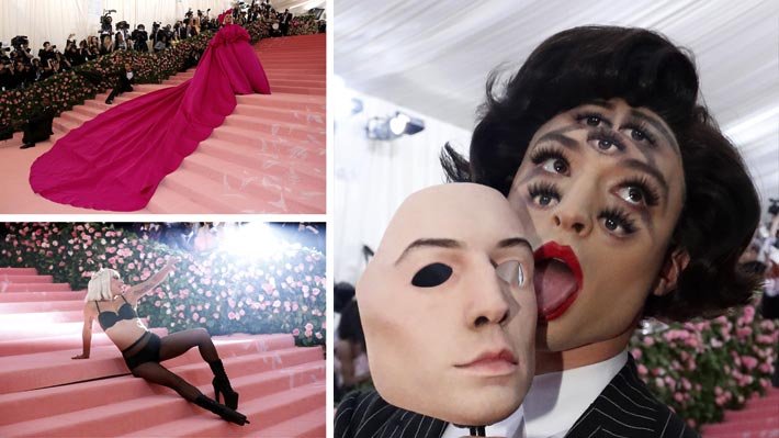 "La belleza de lo horrible e irreverente": Revisa los looks más extravagantes de la Met Gala 2019
