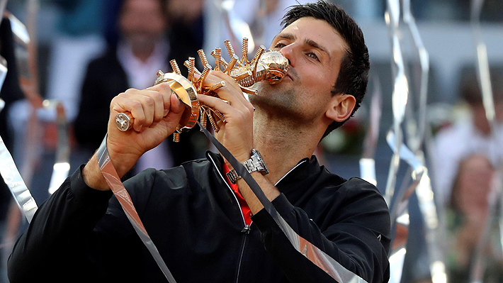 Djokovic no da pie a sorpresas, vence a Tsitsipas y se proclama campeón del Masters de Madrid