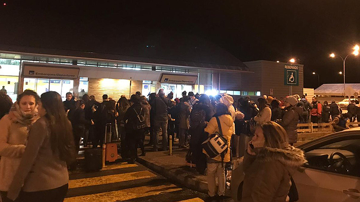 Aeropuerto de Punta Arenas es evacuado de emergencia por amenaza de bomba