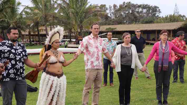 Una antropóloga y una curadora conforman la delegación del Museo Británico de Londres que se encuentra en Rapa Nui