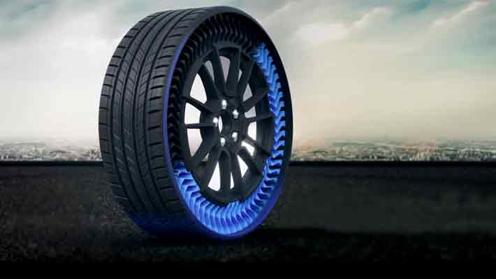 Michelin y General Motors anuncian el neumático sin aire para vehículos ...