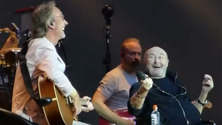 Video: Phil Collins y Mike Rutherford de Genesis sorprenden tocando juntos en un concierto tras llevar 12 años separados