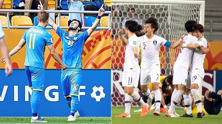 Ucrania y Corea del Sur ganaron sus partidos y se enfrentarán en la gran final del Mundial Sub 20