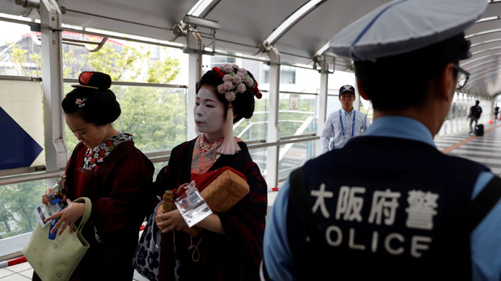 Desde intensas medidas de seguridad al cierre de prostíbulos: Osaka muestra su mejor cara ante cumbre del G20