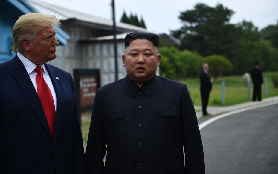 Galería: Trump se convirtió en el primer Presidente de EE.UU. en pisar suelo norcoreano