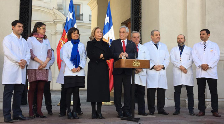 Piñera anuncia que el Alzheimer y cuatro tipos de cáncer serán cubiertos por el Plan Auge