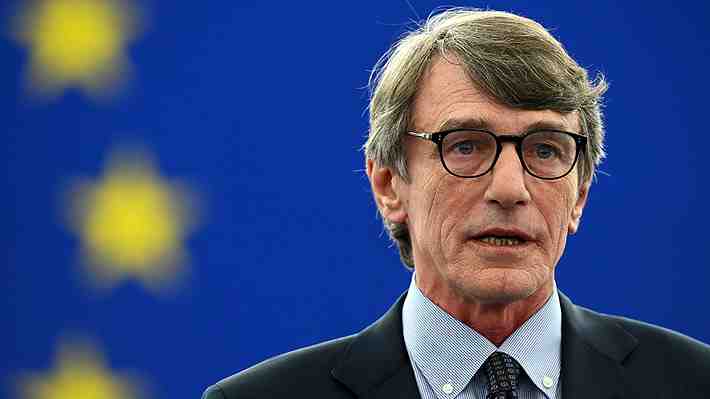Socialdemócrata italiano David Sassoli fue electo presidente del Parlamento Europeo