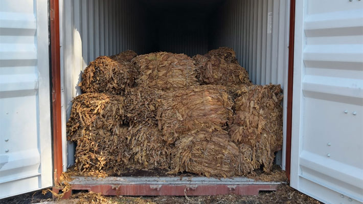 Recuperan contenedores que habían sido sustraídos a camiones de transporte con $200 millones en tabaco