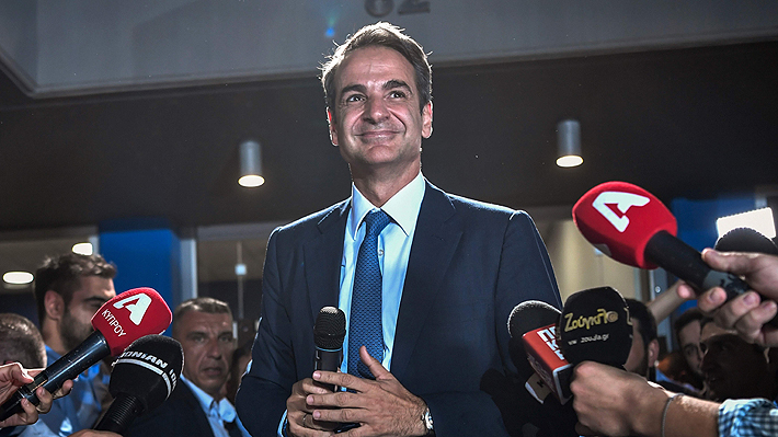 Kyriakos Mitsotakis, ganador de las elecciones en Grecia: Trabajaremos para "traer crecimiento y empleo al pa&iacute;s"
