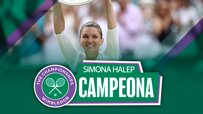 Simona Halep vence a Serena Williams y es por primera vez campeona de Wimbledon