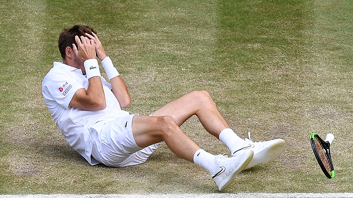 Video: El tremendo pelotazo que se llevó el francés Mahut en la derrota en la final de dobles de Wimbledon