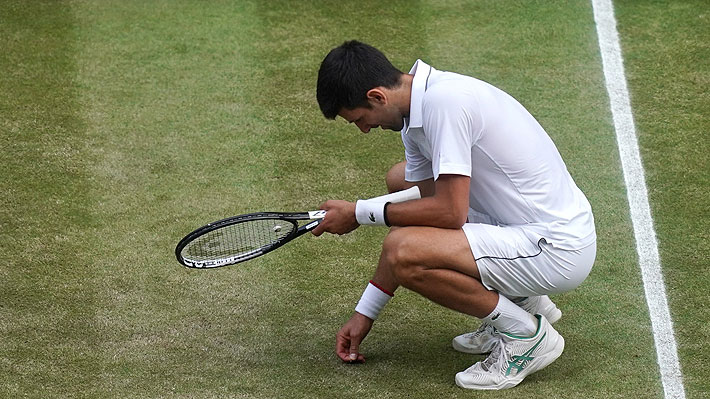 Mira el punto que le dio la victoria y la curiosa acción de Djokovic luego de coronarse campeón en Wimbledon