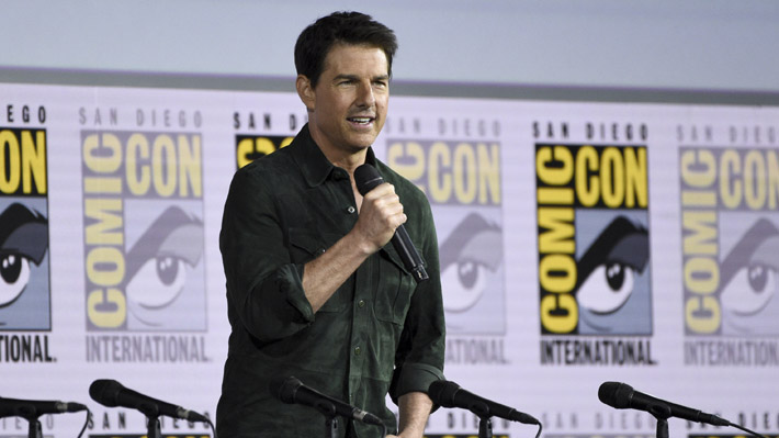 Tom Cruise visitó la Comic Con de San Diego para presentar el primer tráiler del regreso de "Top Gun"