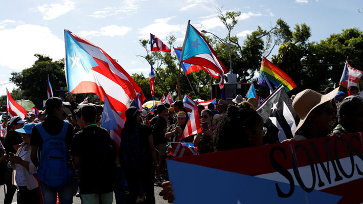 Puerto Rico vive jornada de manifestación y paro general para pedir la renuncia de su gobernador