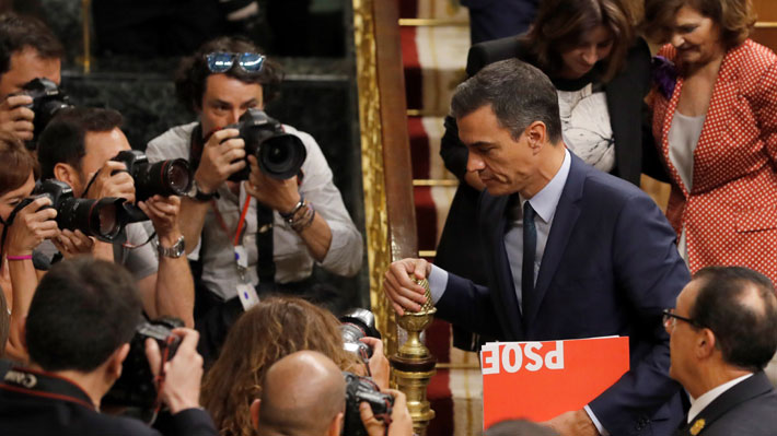Investidura de Pedro Sánchez como presidente de España fracasa tras la abstención de Podemos