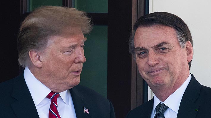Trump elogia a Bolsonaro y anuncia que trabajarán en tratado de libre comercio con Brasil