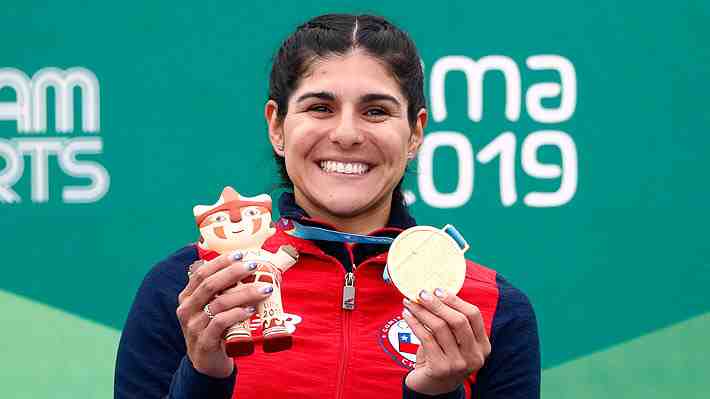 La emoción de la patinadora María José Moya al recordar a su hija tras ganar oro y entrar en la historia del deporte chileno