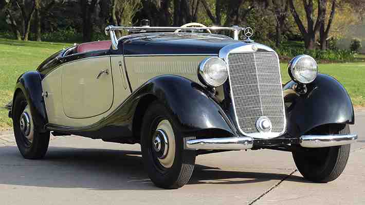 Un histórico alemán en Chile: Conoce al &#34;elegante&#34; Mercedes Benz 170V del 38
