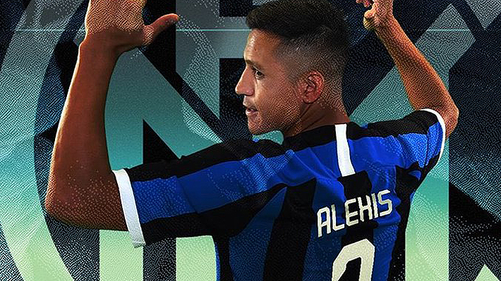 Tras la partida de Icardi, el Inter le da finalmente la camiseta 7 a Alexis Sánchez
