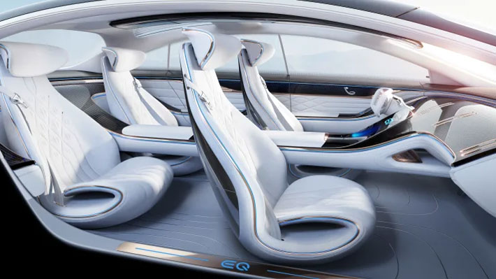 Con múltiples pantallas y un diseño futurista: Así se ve el nuevo prototipo de Mercedes-Benz