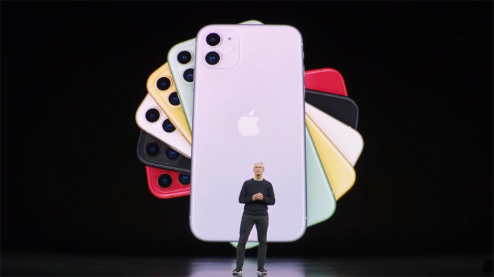 Apple presenta tres nuevos teléfonos: iPhone 11, y dos versiones del iPhone 11 Pro