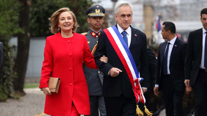 Piñera participa en el tradicional Tedeum Evangélico junto a la mayoría de su gabinete