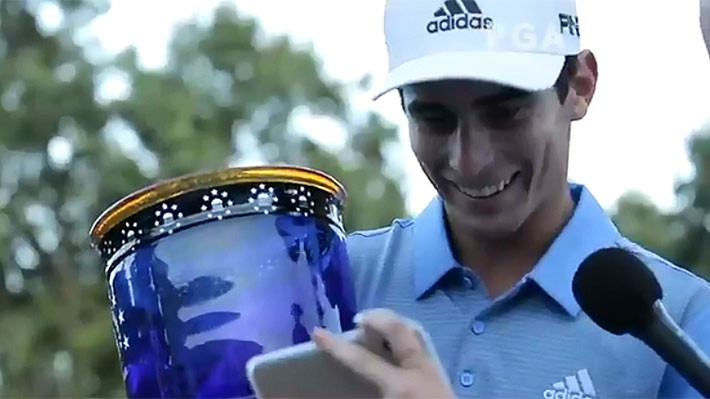 Mira la emocionante sorpresa que le dedicó el PGA a Niemann luego de ser campeón