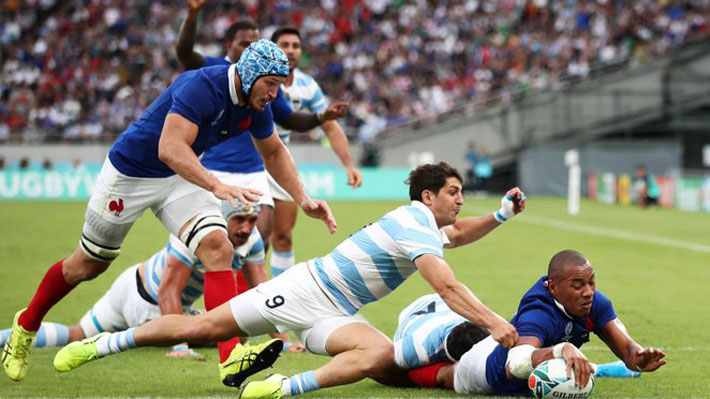 Argentina cayó estrechamente ante Francia en su debut en el Mundial de Rugby y complicó sus chances de clasificar a cuartos