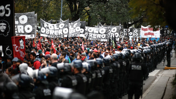 Argentina: Sindicatos protestan en Buenos Aires y otras 20 provincias en rechazo a crisis económica