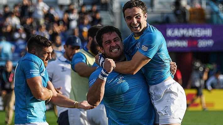 Uruguay hace historia al derrotar a Fiji, 10 del ranking, en el Mundial de rugby