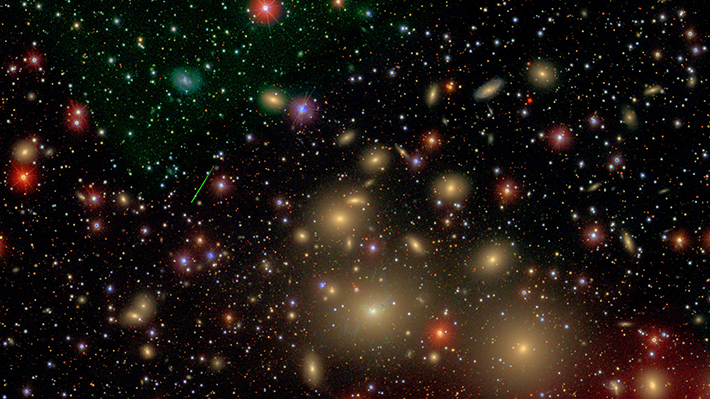 Telescopios en Hawai descubren una colección de galaxias que existió hace unos 13 mil millones de años