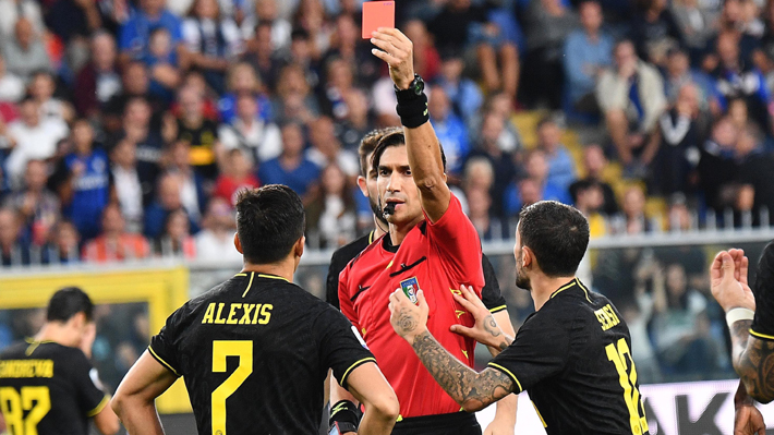 Alexis califica de "injusta" su expulsión y se atribuye los dos primeros goles de la victoria del Inter ante la Sampdoria