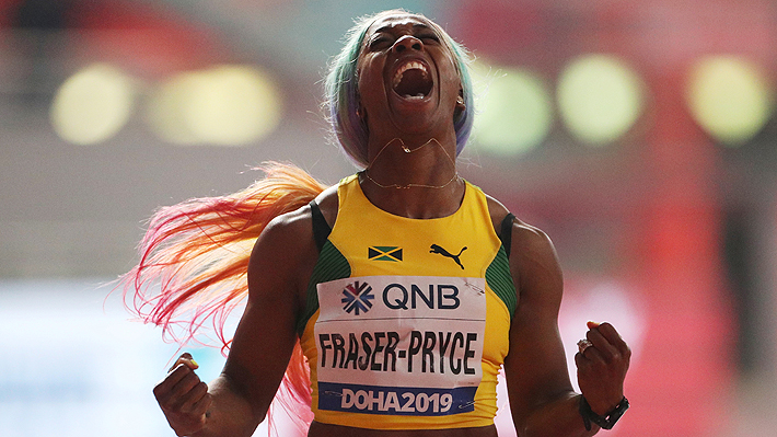 Shelly-Ann Fraser-Pryce consigue su cuarto oro mundial en los 100 metros y agranda su leyenda