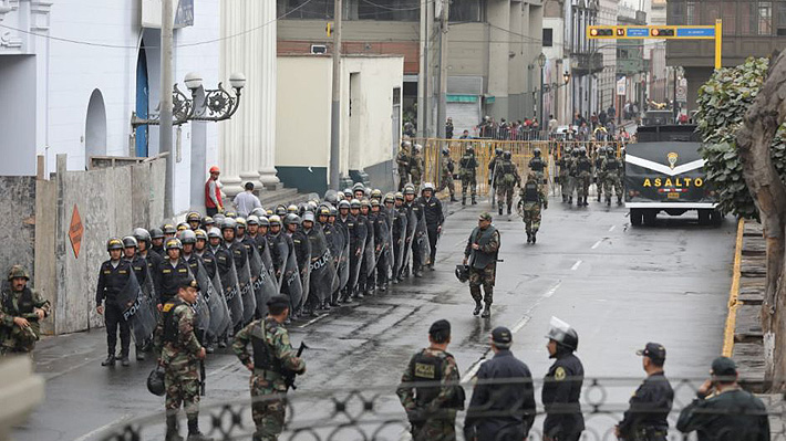 Un centro bloqueado: Así se ve Lima tras la orden de Vizcarra de disolver el Congreso