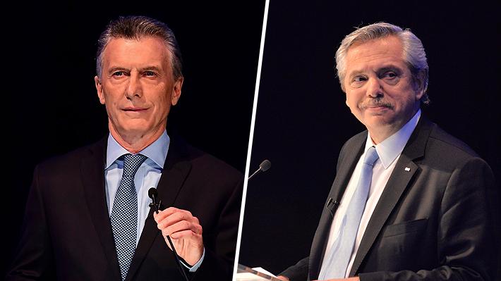 Macri y Fernández se enfrentan en temas de deuda y corrupción en el ...