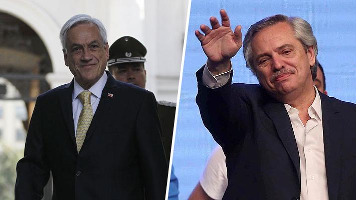 Presidente Piñera felicita a Alberto Fernández: "Estoy seguro que trabajaremos en favor del bienestar de nuestros pueblos"