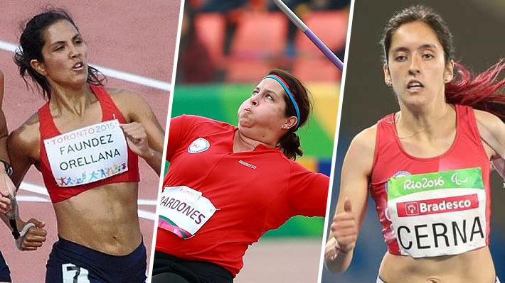 Los deportistas chilenos que están participando en el Mundial de atletismo paralímpico en Dubai