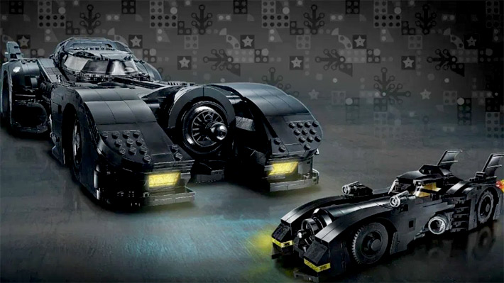 Ahora el Batimóvil de 1989 se suma a la exclusiva colección de autos de LEGO