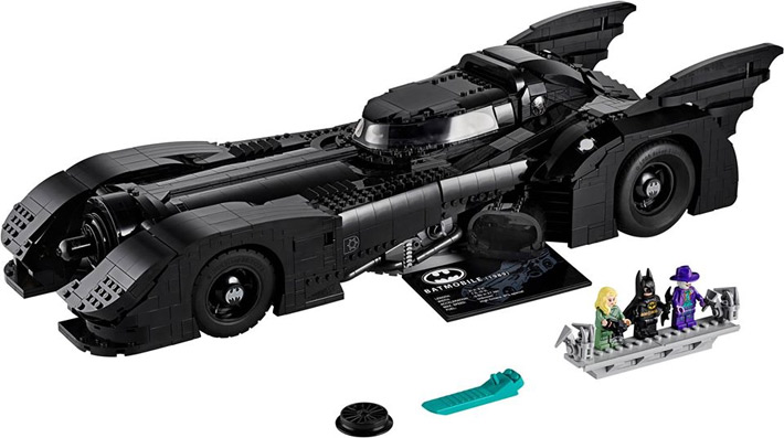 Ahora el Batimóvil de 1989 se suma a la exclusiva colección de autos de  LEGO 
