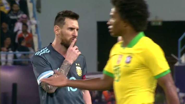 Messi mandó a callar al técnico Tite y sumó una nueva polémica con Brasil...Así fue el momento