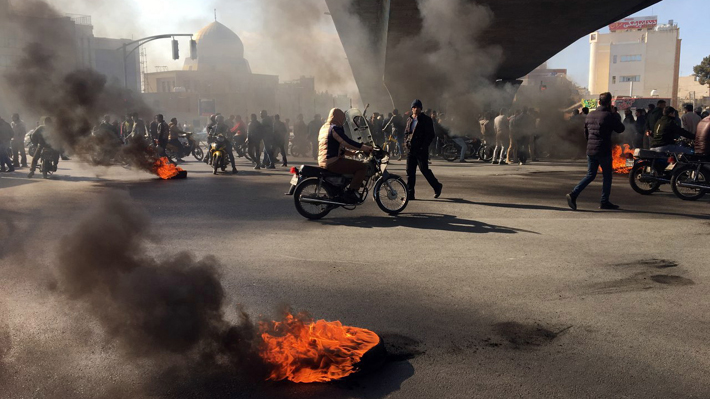 Oficina de Bachelet denuncia "uso excesivo de la fuerza" en protestas de Irán que han dejado decenas de muertos