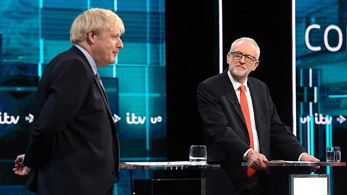 Johnson y Corbyn contraponen sus planes sobre el Brexit en primer debate de cara a elecciones en Reino Unido