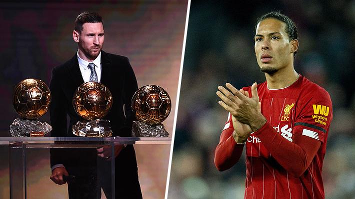 Revelan la "increíble" diferencia de puntos entre Messi y Van Dijk que le terminó dando el Balón de Oro al argentino