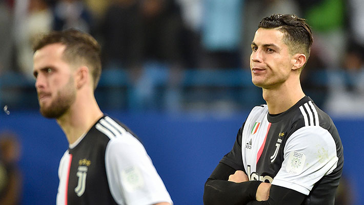 Mira el gesto de Cristiano al perder con la Juventus la Supercopa de Italia y por el que recibió críticas